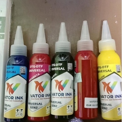 TINTA VATOR UNIVERSAL GEN 2 DTG DTF 100ml - 250ml | TINTA SABLON DTG  | TINTA DTF DTG DST CMYK