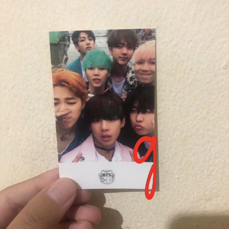 [BOOKED] BTS Official Group Photocard ‘HYYH’