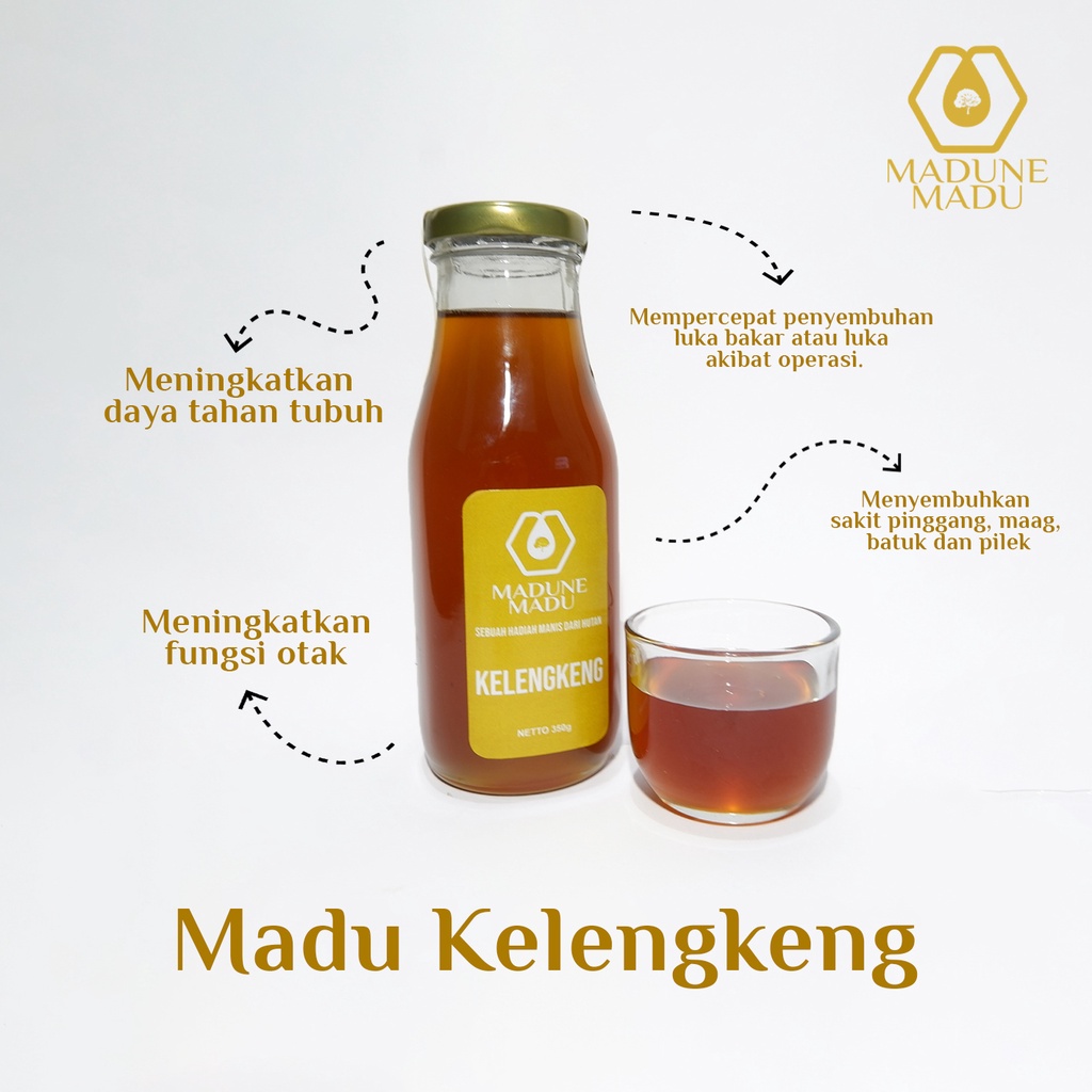 

Madu Hutan Murni MADUNE MADU net 350g (madu bunga kelengkeng)