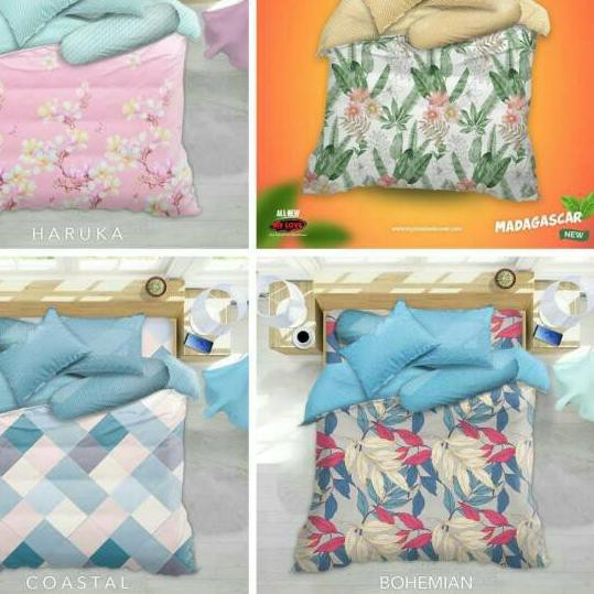 ☛te⋆FD51 Sprei katun my love ukuran 200x200 t30 super king size jumbo 200 kualitas premium elegan te