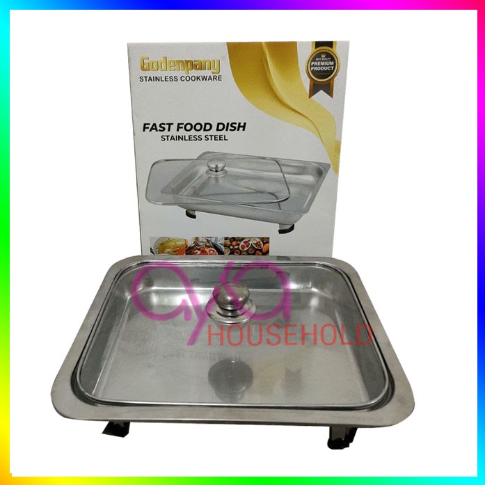 FAST FOOD DISH STAINLESS