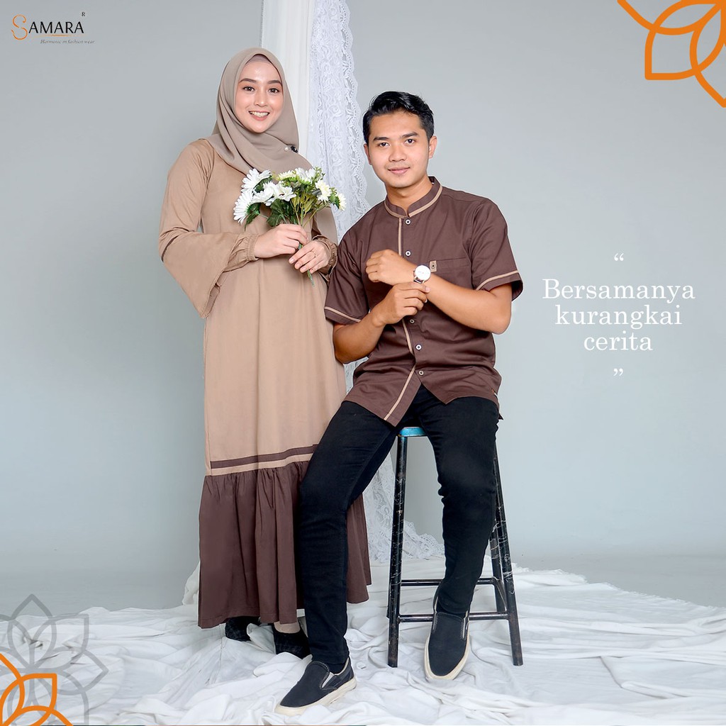 Sarimbit Busana Muslim Keluarga Gamis Couple Terbaru