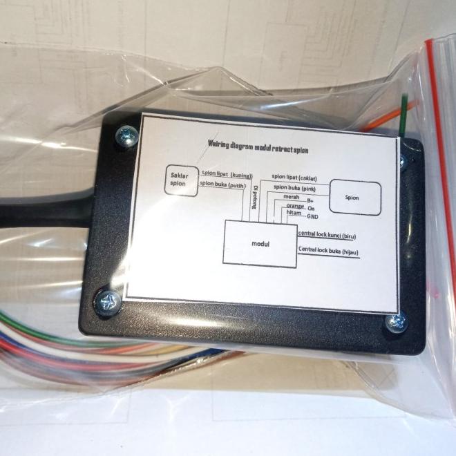 Modul Retract Keylees Buka Tutup Spion Dg Remot Mobil