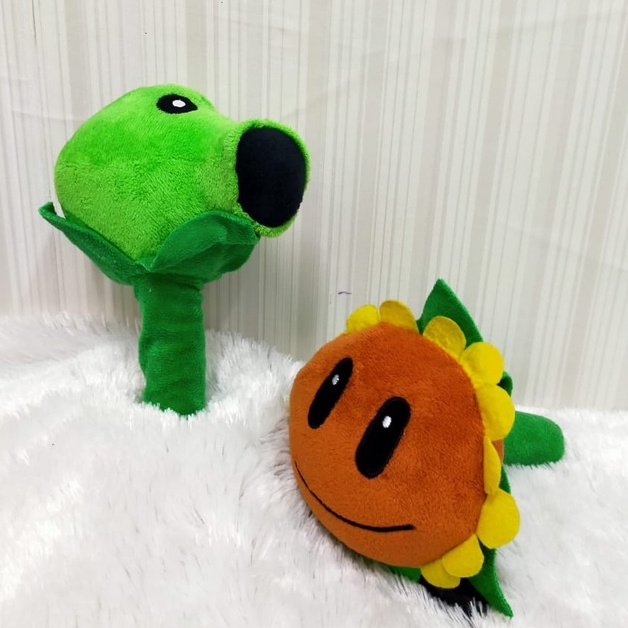 Boneka Plants vs Zombie Palu Shooter Sun Flower