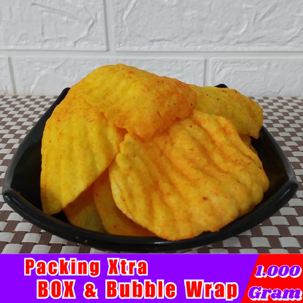 

[1Kg] Singkong Poco Poco Original / Kripik Singkong Poco Poco Balado - Hufaida Snack snack kiloan