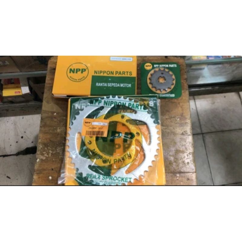 girset NPP yamaha R15 old lama v2 - R15 new led facelift v3 gerset gearset gir ger gear set chainkit