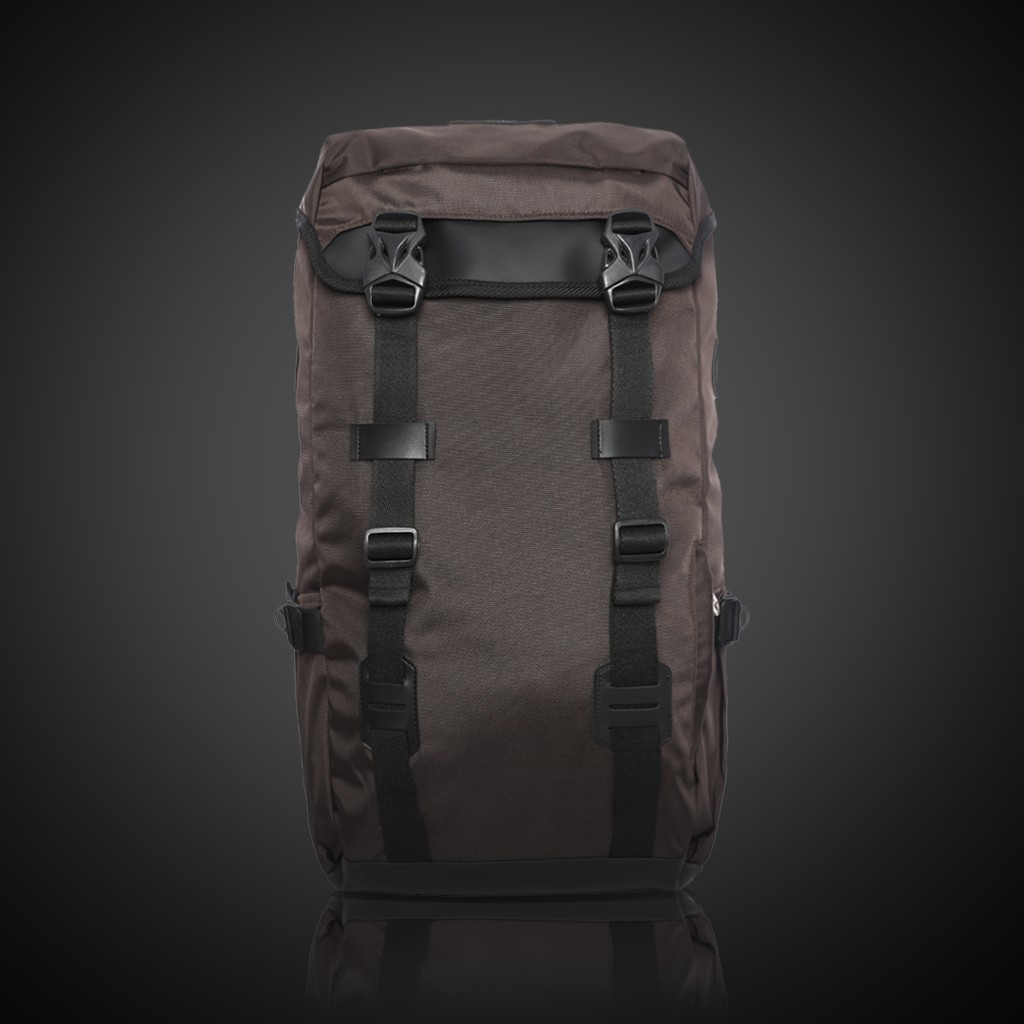 CITY HUSTLE BROWN |Urban Factor x FORIND| Tas Ransel Ori Bag Gunung Polos Pria Wanita Backpack Baru