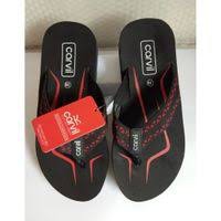 (cuci gudang 2020)Carvil Cakra Black Red Size 38-44 / Sandal Terbaru 2020 /Sandal Casual Bagus