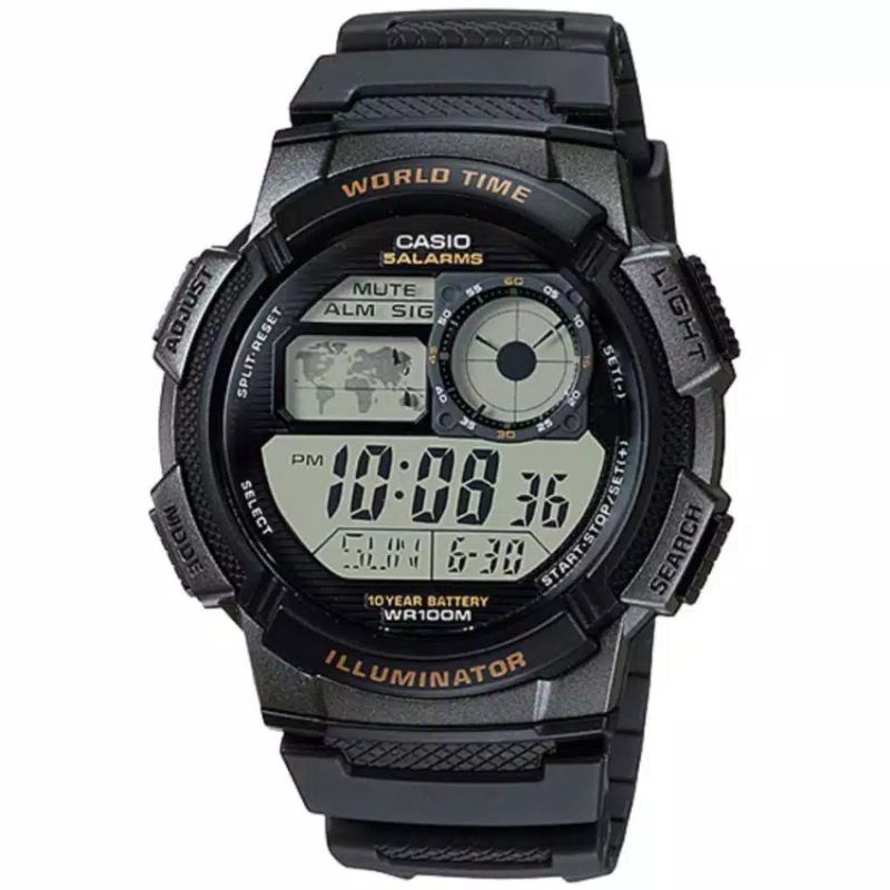 Jam Tangan Pria Digital Casio Original AE-1000W-1A Garansi Resmi Casio