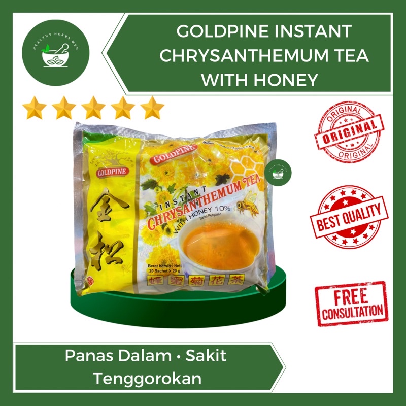 

Goldpine Instant Chrysanthemum Tea With Honey Teh Kembang Bunga Matahari Krisantemum Teh Panas Dalam