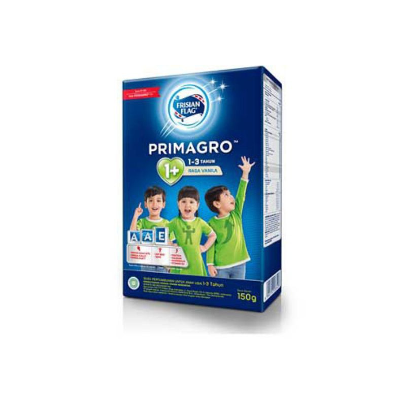 Frisian Flag Primagro 1+ Vanilla 150 gr (1-3 tahun) Susu Formula - 1 Pcs