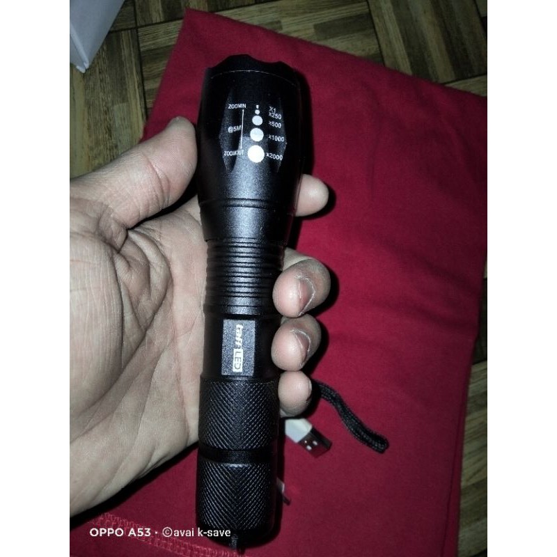 Senter Led 10000 Lumens Recharge