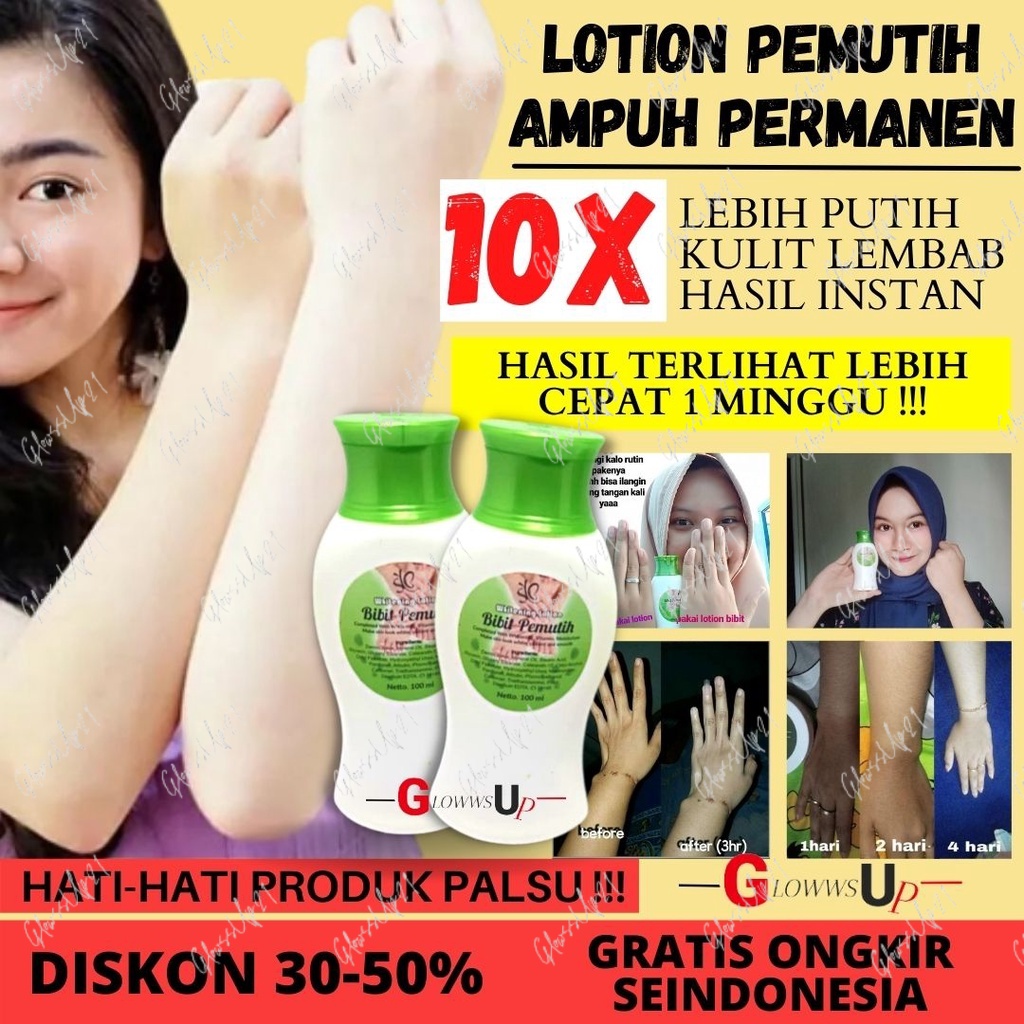 SYB Whitening Lotion Bibit Pemutih Badan Permanen - Body Whitening - Perawatan tubuh