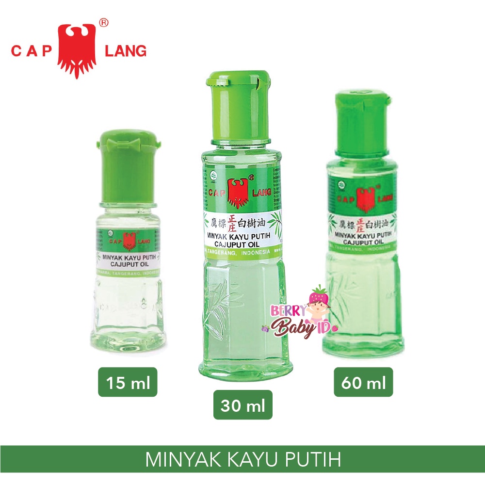 Cap Lang Minyak Kayu Putih Aroma Terapi Anak Dewasa 15 ml 30 ml 60 ml Berry Mart