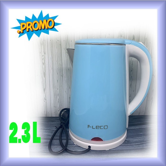 COD Teko listrik/pemanas air/kettle electric Fleco F-723 kapasitas 2.3L