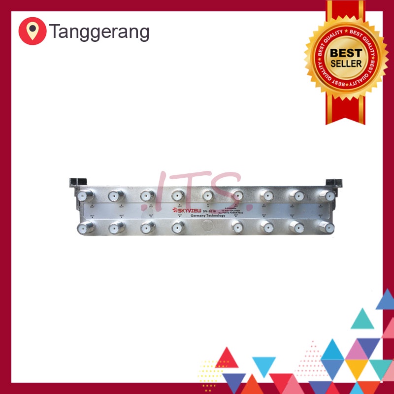 Bergaransi Splitter 16 Way SV-3016 Cabang Antena UHF Parabola Skyview ITS