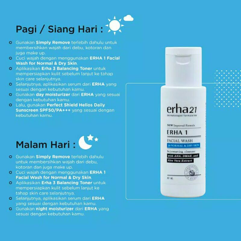 ERHA 1-Facial Wash for Normal Skin