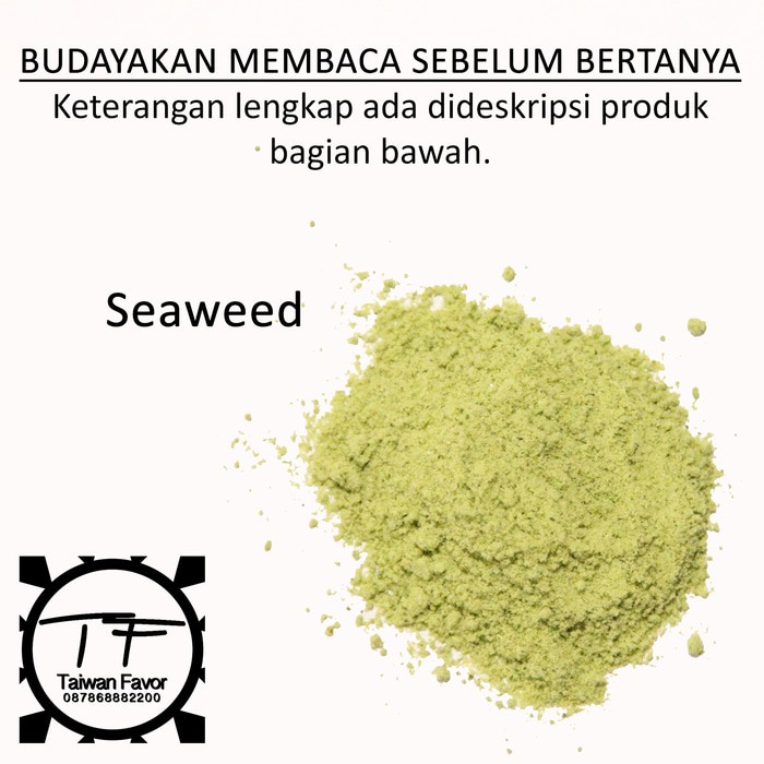 

HOT DEAL 100GR BUMBU TABUR SEAWEED / RUMPUT LAUT !!!