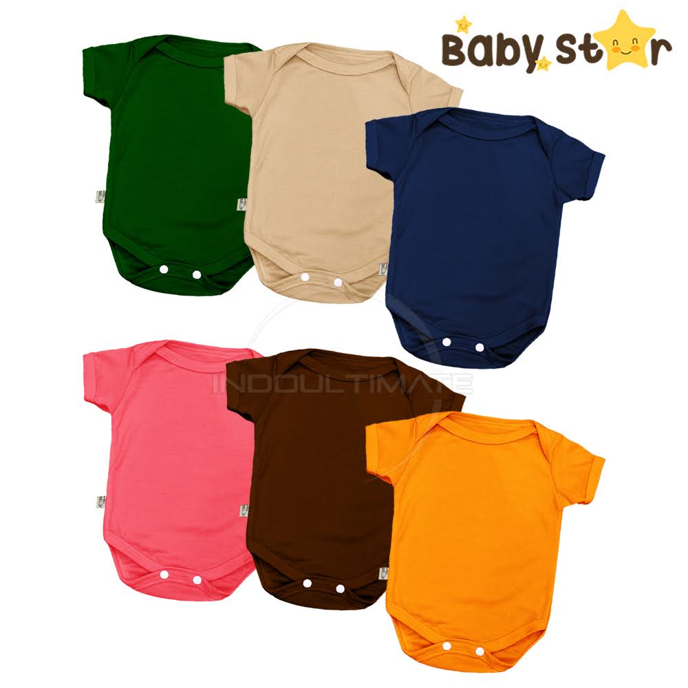 1Pcs Jumpsuit Bayi TONE EARTH SERIES BCS-178 Jumper Bayi BABY STAR / BRIGHT STAR Baju Bayi Perempuan Laki Laki BY Jumper Bayi Baru Lahir 3-6 Bulan Jumper Jumpsuit Jumsuit Setelan Set Baju Bayi Baby Perempuan Laki Laki