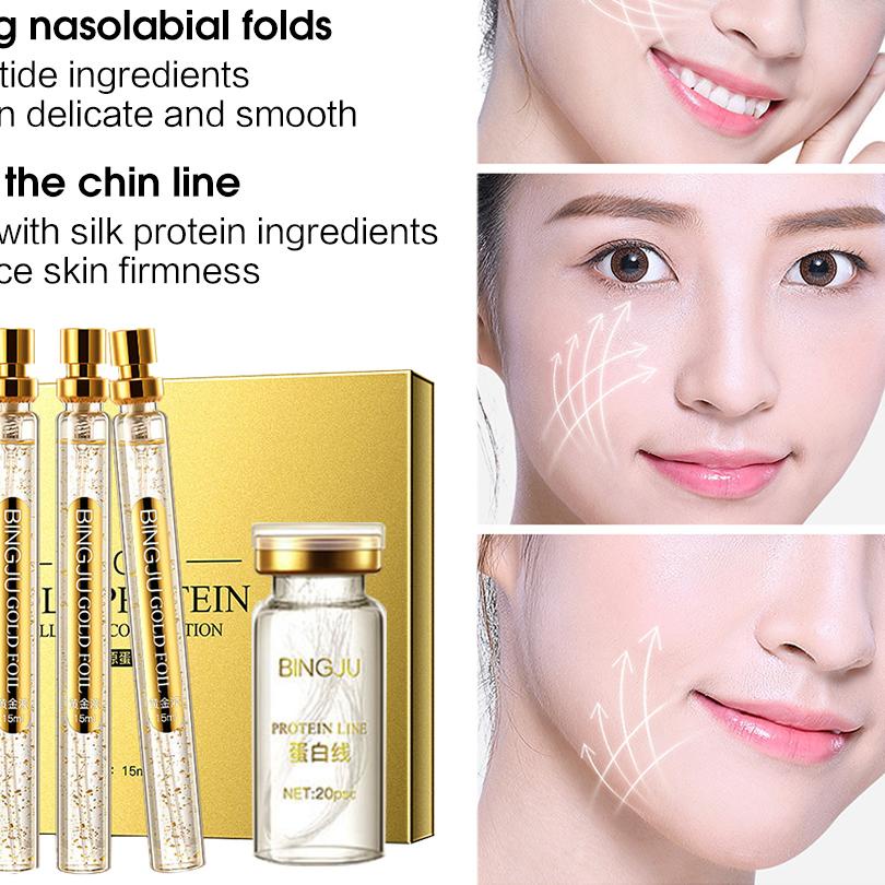 ➶ Original 100% Moxie Girlz Gold Protein Line Tanam Benang Serum ۩