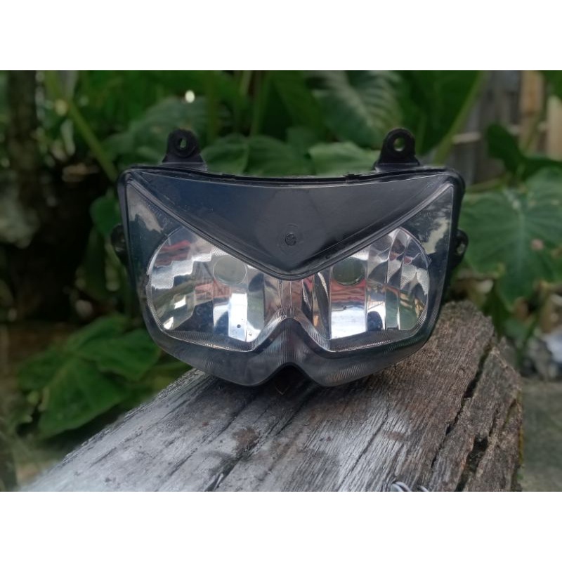 Reflektor Ninja 250R karbu Lampu depan Headlamp Ninja 250cc original