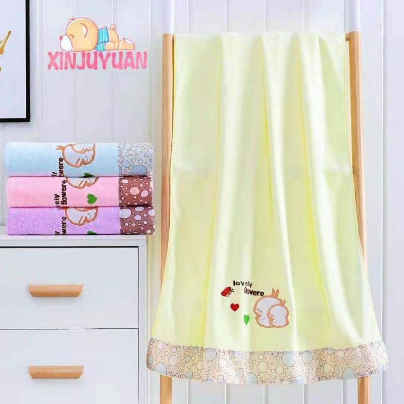 1 Pcs Handuk Microfiber Bordir Xinyuan Size 70x140