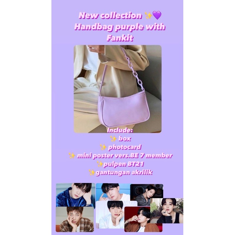 

FANKIT BE Handbag Purple U ( ISI BOX DI DEKRIPSI)