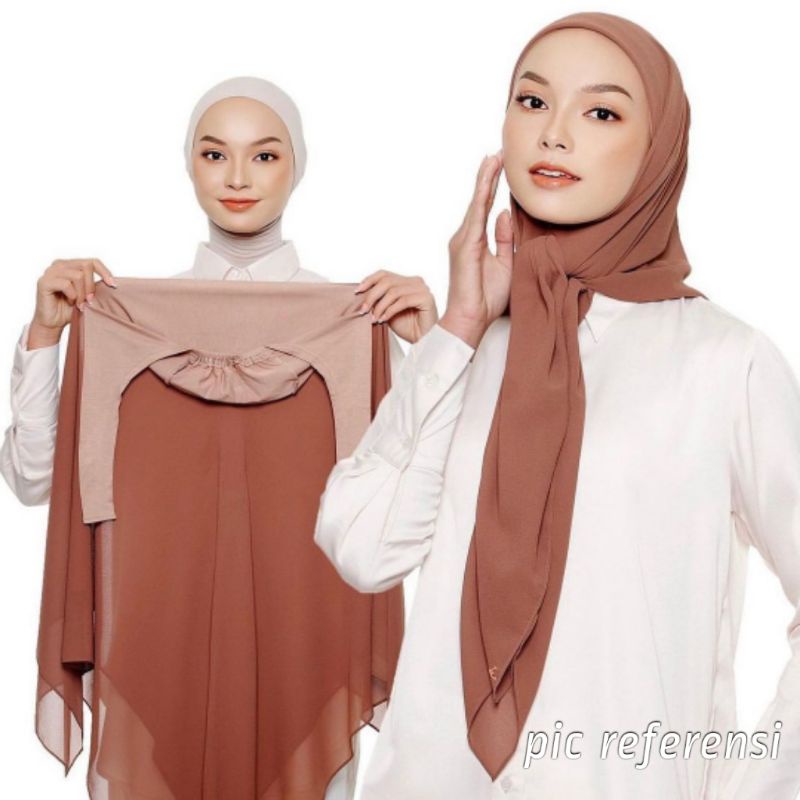 Jilbab segiempat turkie inner