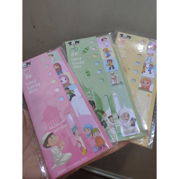 

fancy sticky note edisi muslim