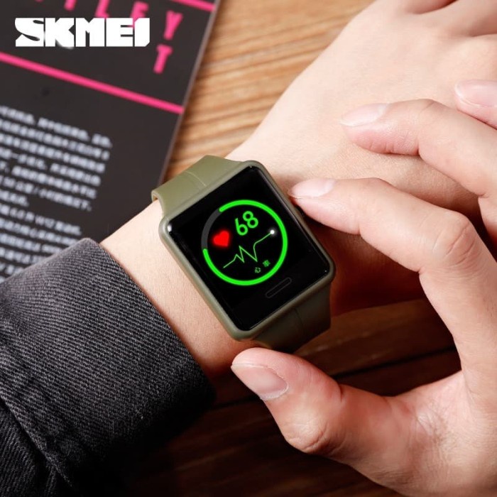 SKMEI Jam Tangan Olahraga Heartrate Smartwatch Bluetooth 1525