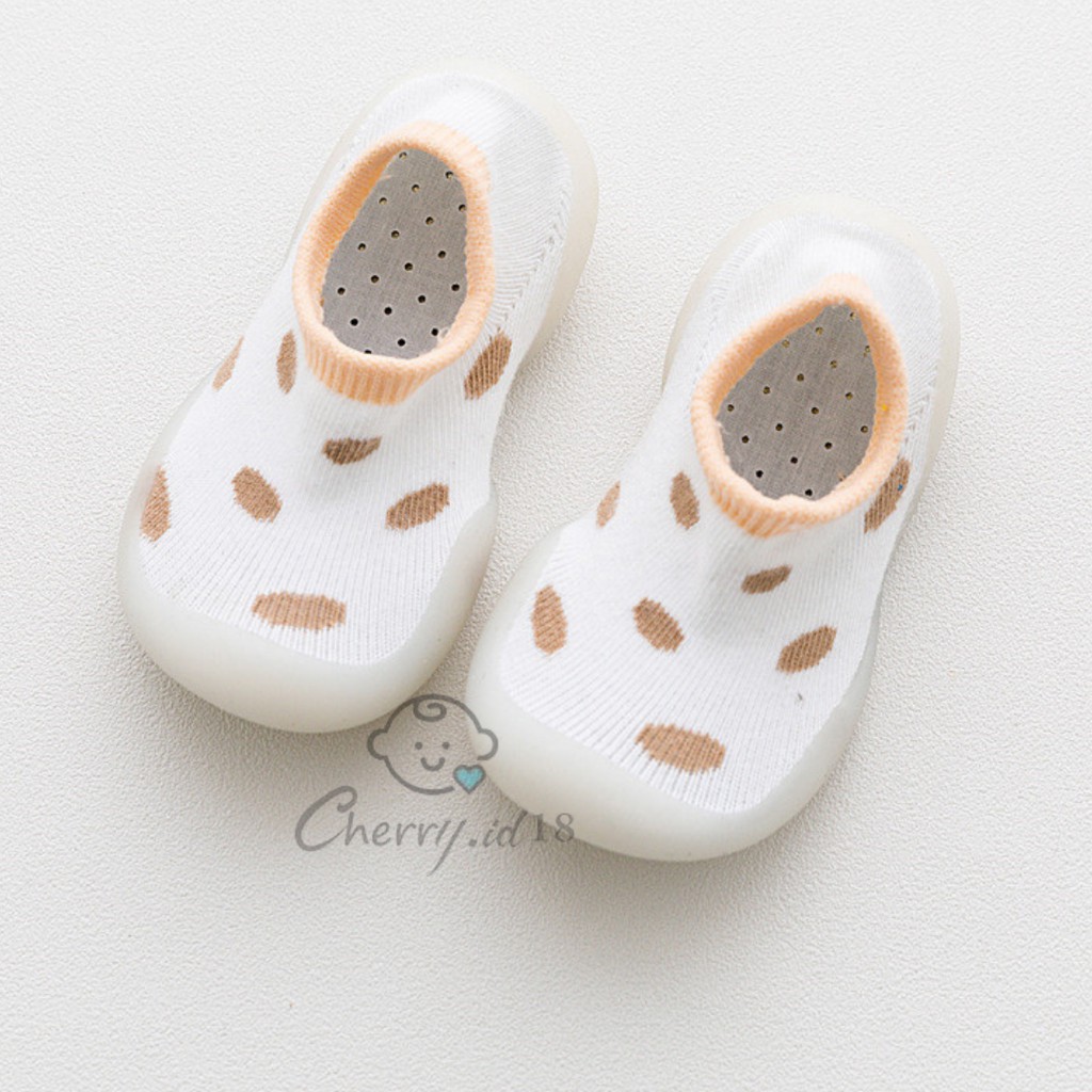 Cherry COD Sepatu Bayi &amp; Anak / Kaos Kaki Bayi Prewalker Bahan Anti Selip WZ05