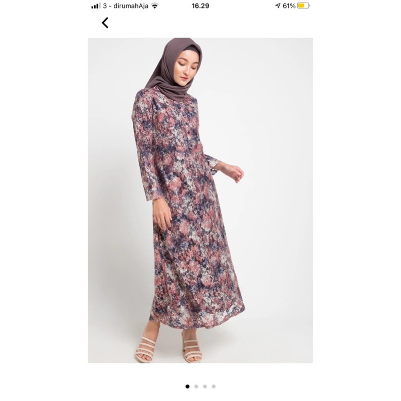 gamis brokat expand size xL