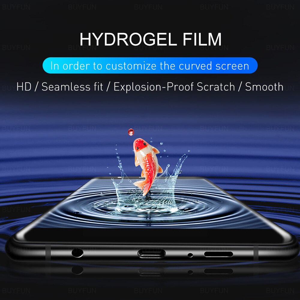 Anti Gores Oppo Reno 4 Hydrogel Screen Protector  Clear HD Auto Repair Full Layar Not Tempered Glass