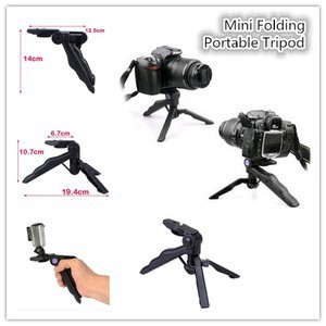 Trend-2in1 Mini Tripod &amp; Monopod Lipat portable for DSLR GoPro Smartphone hp holder penyangga