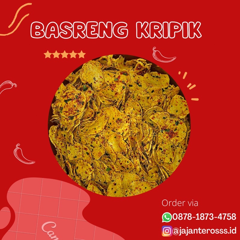 

BASRENG KRIPIK PEDAS DAUN JERUK 500gr