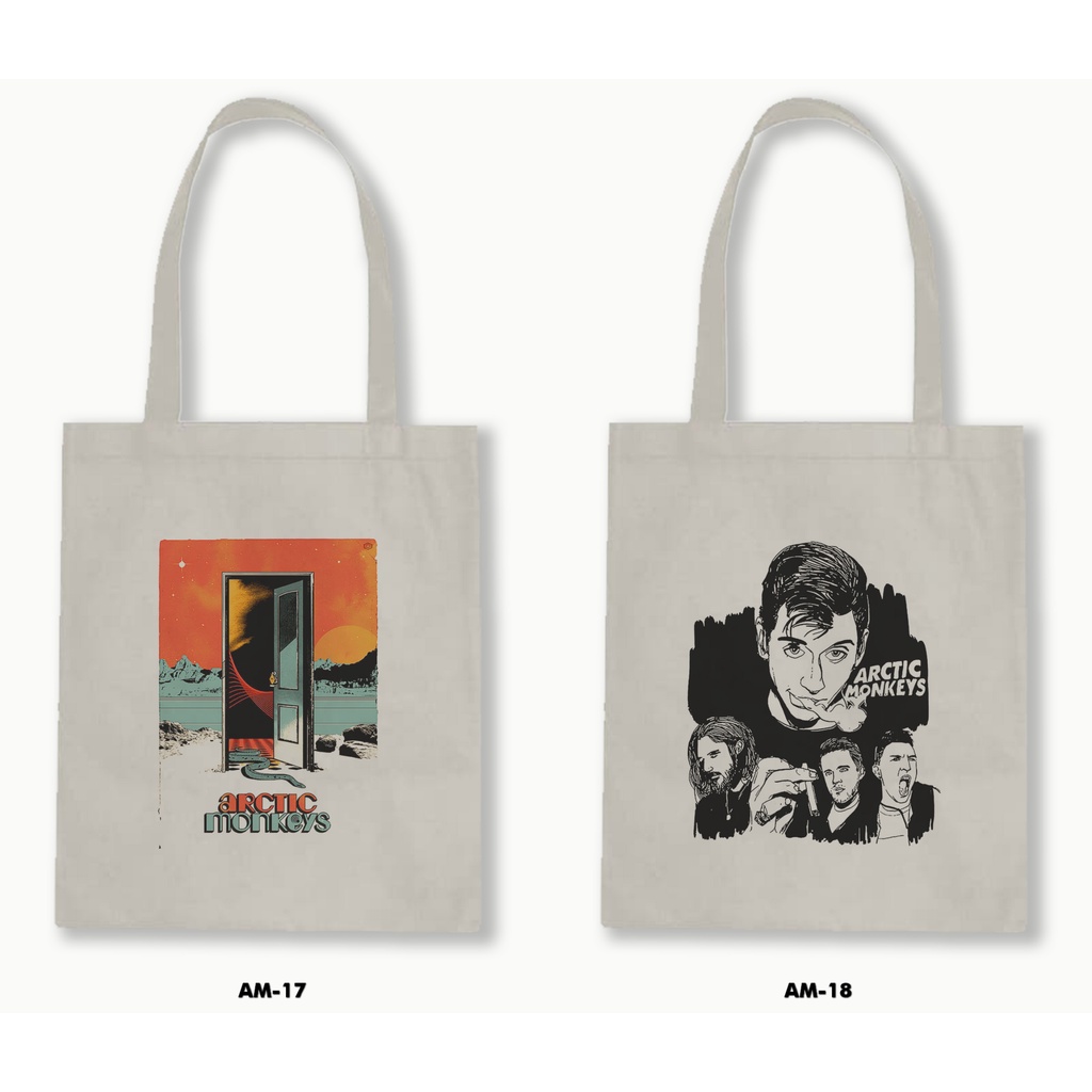 TOTE BAG RESLETING - ARCTIC MONKEYS 01