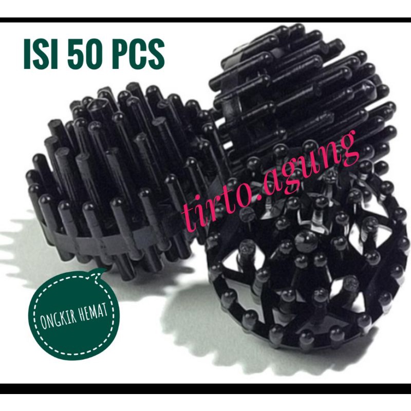 ISI 50 PCS BIOBALL Rambutan sisir Media filter aquarium aquascape canister spike BIO BALL