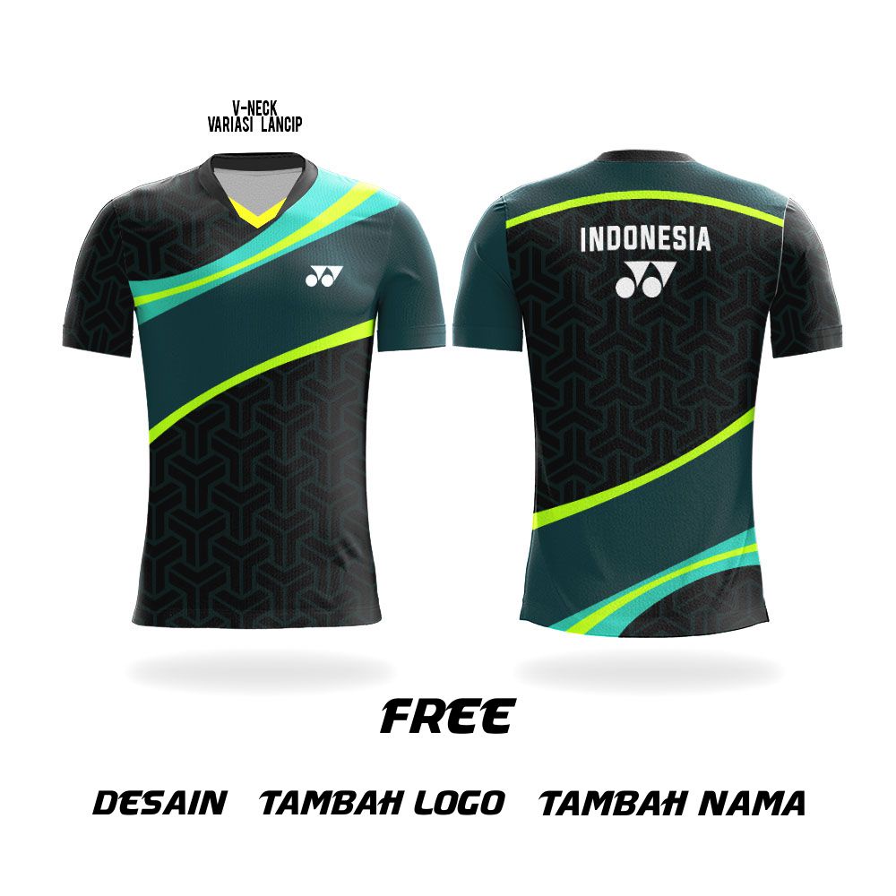 Kaos jersey badminton sudirman cup 2021 bulu tangkis pakaian olahraga thomas cup custom full print y