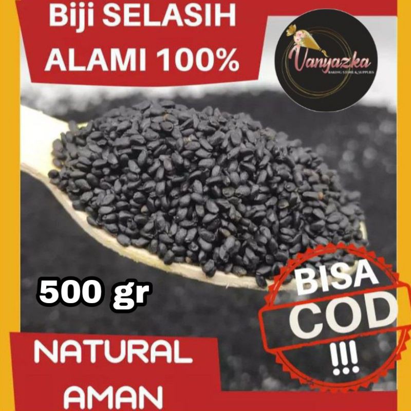 

Biji Selasih Kering/Basil Seed 500gr