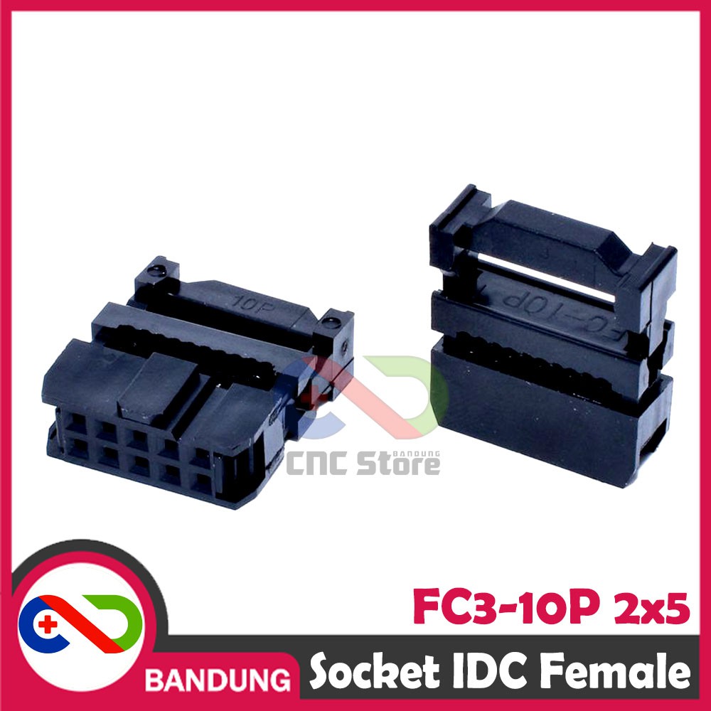 FC3-10P SOCKET SOKET AMPHENOL IDC 2x5 10PIN HEADER FEMALE ISP