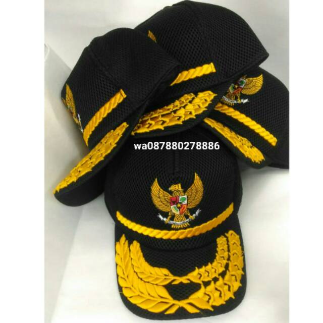 Topi logo Garuda/topi lapangan PNS/perangkat desa /TOPI PEMDES