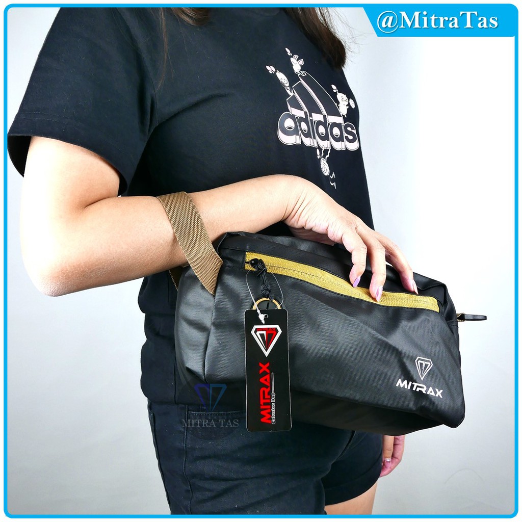 Tas Selempang - Hand Bag Mitrax Model Cinco Bahan Kulit Bimo Waterproof! Tas Slempang / Handbag !