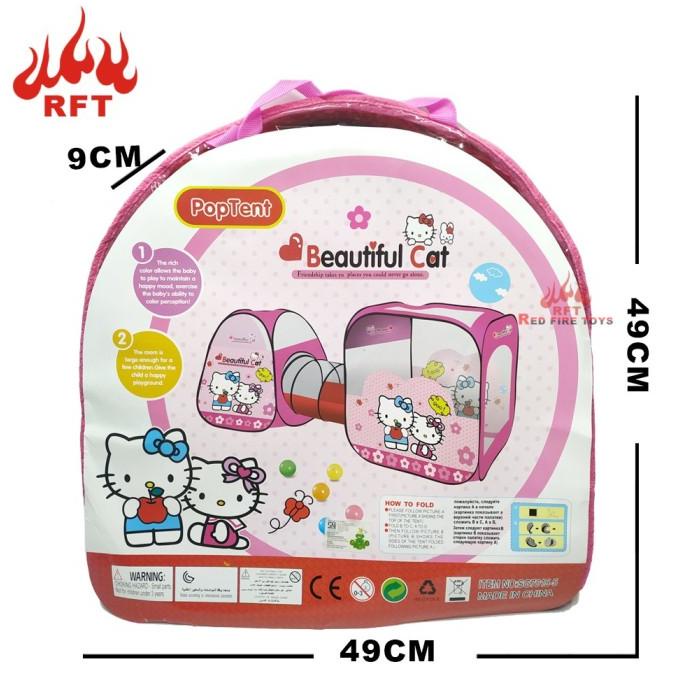 COD MAINAN ANAK TENDA TEROWONGAN KARAKTER FROZEN DAN HELLO KITTY MURAH
