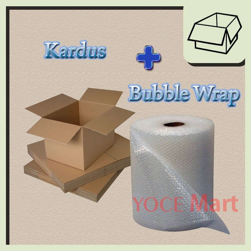 Jual Kardus Dan Bubble Wrap / Packing Tambahan Untuk Keamanan | Shopee ...