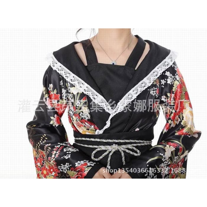 CC-20 black sailor yukata kimono lolita waloli cosplay costume kostum