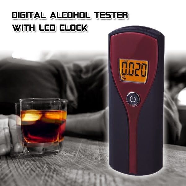 Alcohol Tester Digital - Ukur kadar alkohol dlm tubuh Breath Analyzer LCD Meter