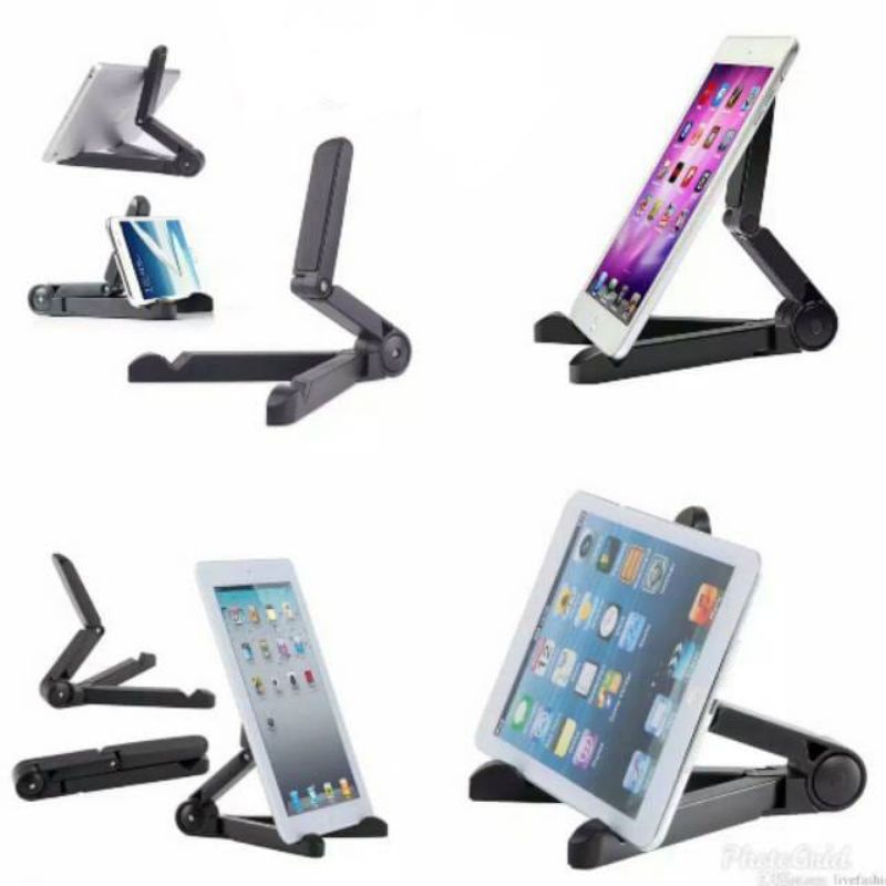 Portable Foid Stand Void Stand Phone Holder Dudukan Tablet Lipat