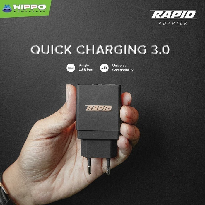 HIPPO ADAPTER CHARGER RAPID2 CHARGE 3.0 18W