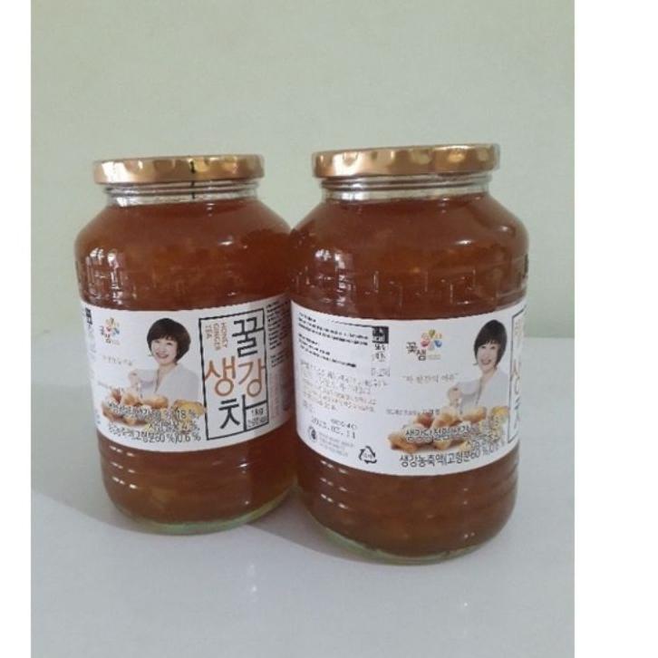 

KKOH SHAEM UKURAN BESAR 1 Kg HONEY GINGER TEA / Honey PLUM TEA - MADE IN KOREA Botol Kaca!