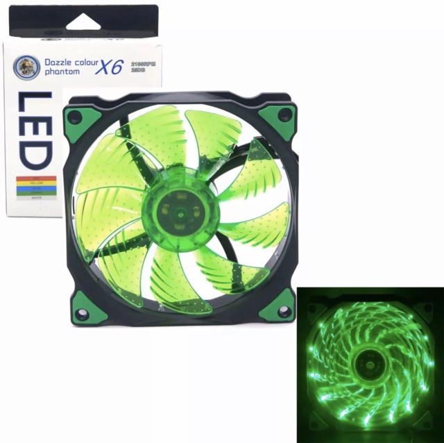 FAN Casing LED X6 Dazzle Colour Phantom pop